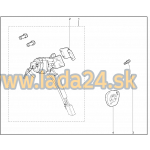 Spínacia skrinka a vložky zámkov