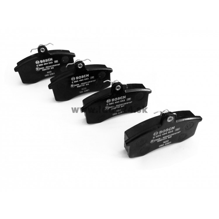 Brzdové doštičky predné