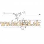 Zámok kufrových dverí s mechanickým a elektrickým pohonom