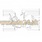 Lapač nečistôt predný pravý