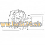 Príchytka tapacíru