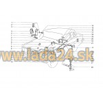 Hadica brzdová zadná