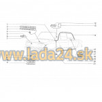 Kolík na upevnenie nápisov 