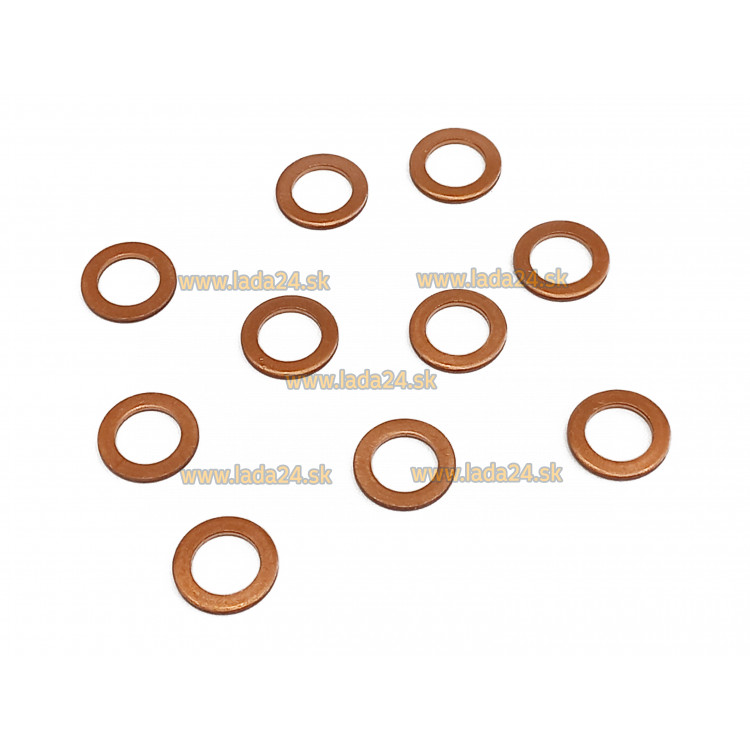 Medený tesniaci krúžok 10mm - 10kusy