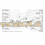 Držiak brzdovej hadice