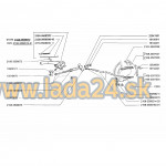 Korektor lanka ručnej brzdy