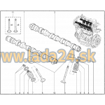 Vačkový hriadeľ - výfukový