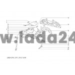 Tesnenie zberného potrubia výfuku