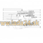 Kolík na upevnenie nápisov 