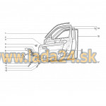 Príchytka tapacíru