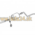 Tesniaci krúžok palivového potrubia