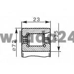 Ložisko do prídavnej prevodovky
