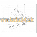 Tiahla zadnej nápravy sada 5 kusov