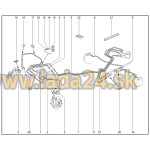 Držiak brzdovej hadice