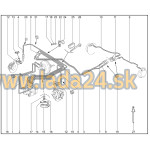 Držiak brzdovej hadice