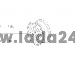 Disk hliníkový 15" Bronto 