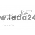 Uloženie zadného kardanu