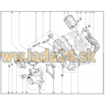 Tesnenie prídavnej prevodovky sada