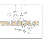 Tlmič pruženia zadný plynový