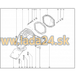 Kryt predného diferenciálu spodný