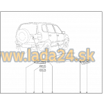 Kolík na upevnenie nápisov 