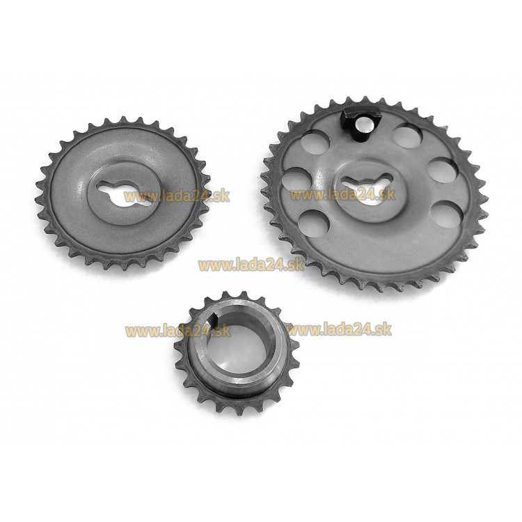 Sada ozubených kolies rozvodov so snímačom