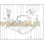 Palivový dopravný modul so snímačom paliva