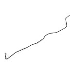 Trubka brzdová zadná pravá