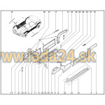 Obloženie zadných dverí ľavé