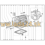 Tesnenie spodného krytu prevodovky