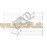 Kryt predného diferenciálu spodný