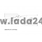 Páka ručnej brzdy kompletná