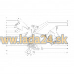 Zámok kufrových dverí s mechanickým a elektrickým pohonom