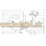 Vonkajšia kľučka ľavých dverí