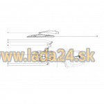 Motorček stierača - zadný