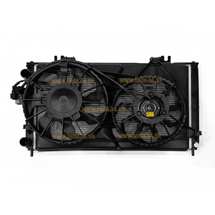 Chladič motora s ventilátorom