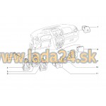 Spínač vyhrievania zadného skla