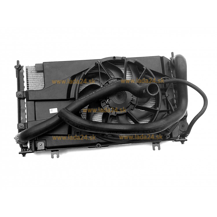 Chladič motora s kondenzátorom a ventilátorom