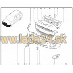 Kryt predného nárazníka ľavý