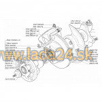 Brzdový kotúč predný