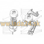 Hadica nasávania vzduchu - spodná