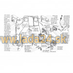 Zámok bočných dverí a zadných dverí nákladného priestoru