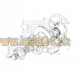 Skrutka predného kolesa