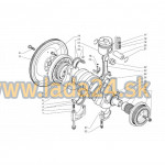 Ložisko kľukového hriadeľa axiálne horné