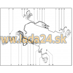 Hadica brzdová zadná