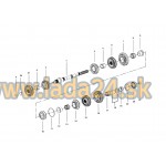 Synchronizačná spojka 1.- 2. prevodový stupeň