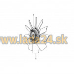 Ventilátor chladenia motora