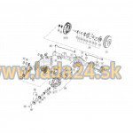 Gufero, simering zadnej poloosi vonkajší