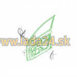 Vonkajšie spätné zrkadlo pravé - elektrické