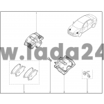 Brzdové doštičky predné